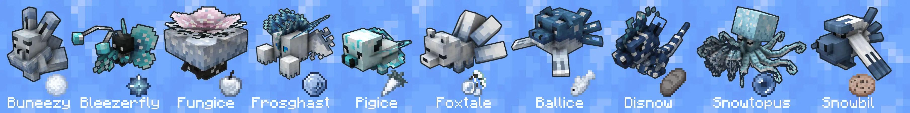 Снежные питомцы panorama