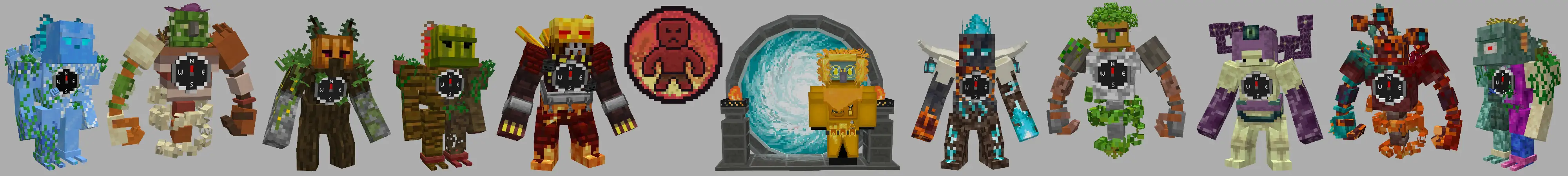 Боссы биомов panorama