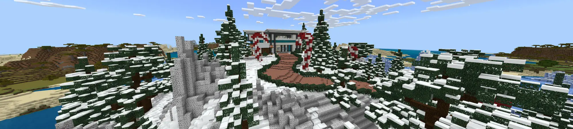 Зимний особняк миллионера panorama