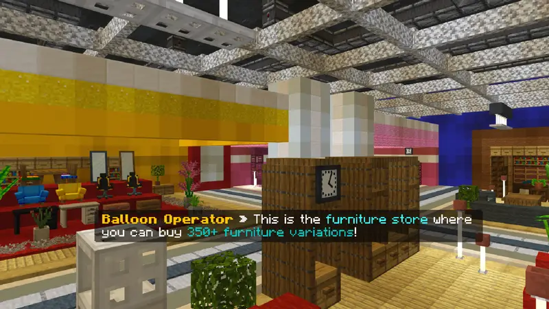 Скриншот Skyblock с мебелью №9