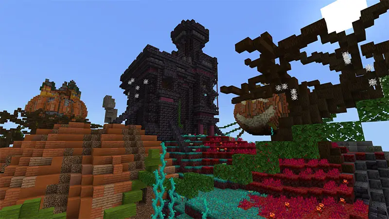 Скриншот Skyblock: тыквы №3