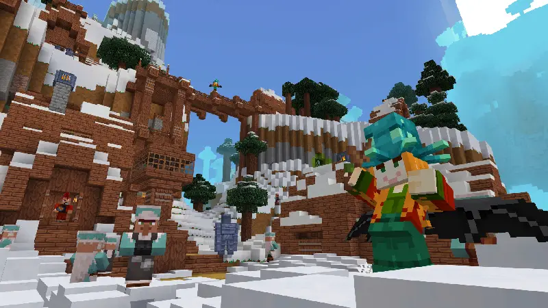 Скриншот Улучшенная карта: Парящие острова №3