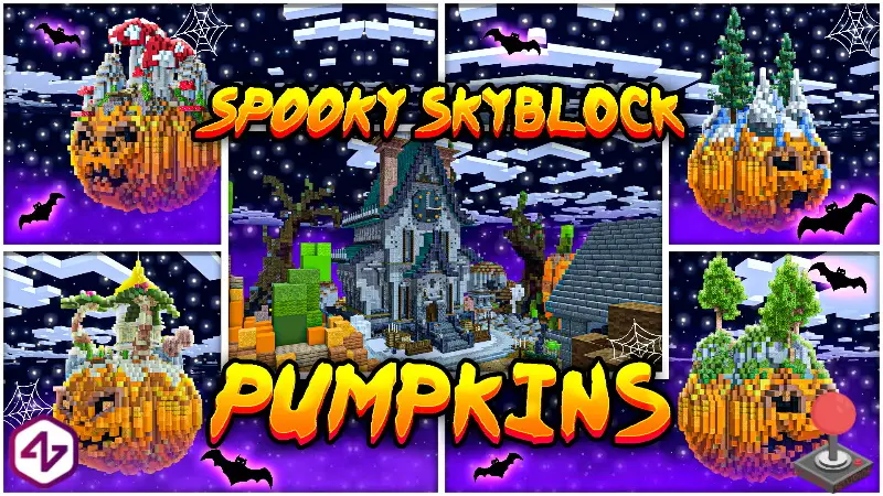 Жуткие тыквы Skyblock