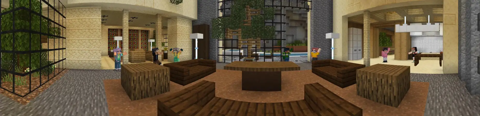 Секретный современный бункер panorama