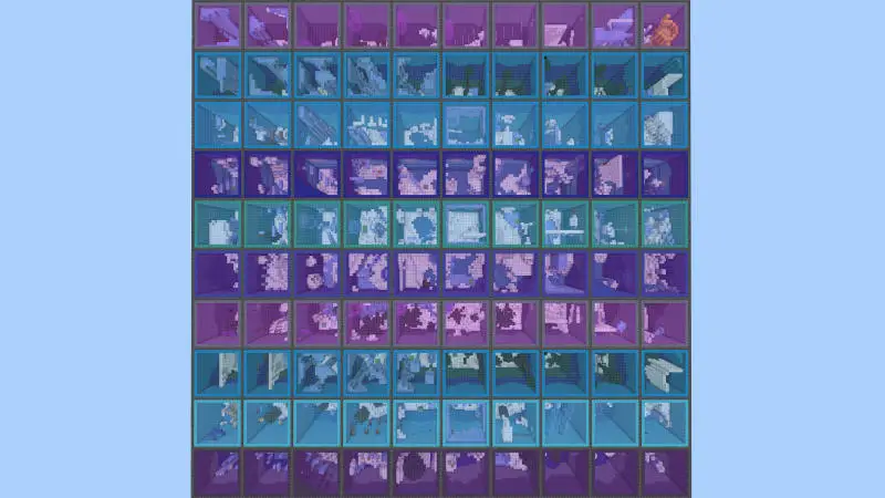 Скриншот Зимняя сетка для паркура №5