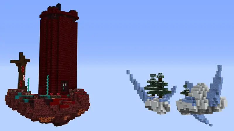 Скриншот Замок Skyblock №2