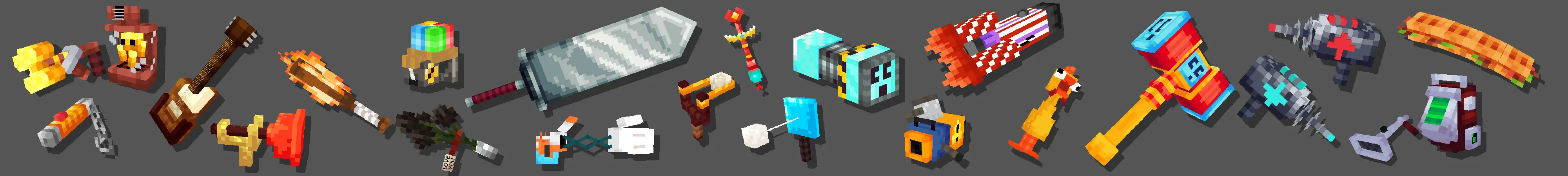 Создаваемое оружие panorama