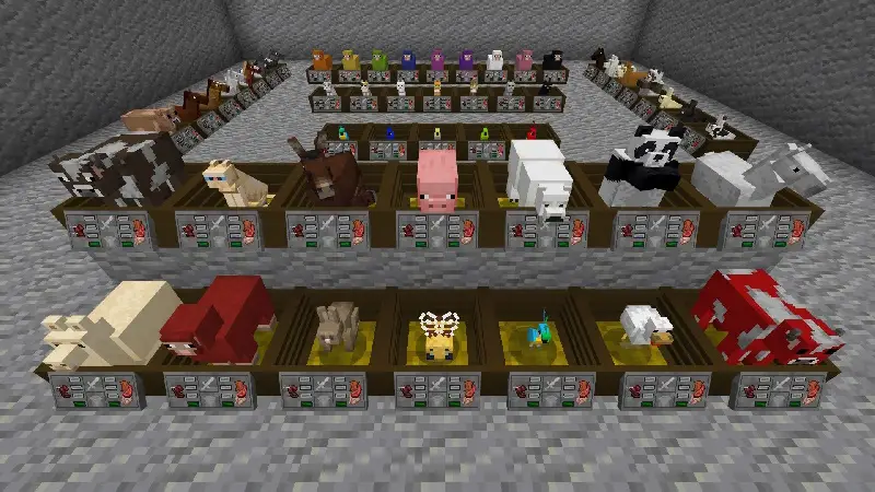 Скриншот Дополнение Mob Farm in a Block №1