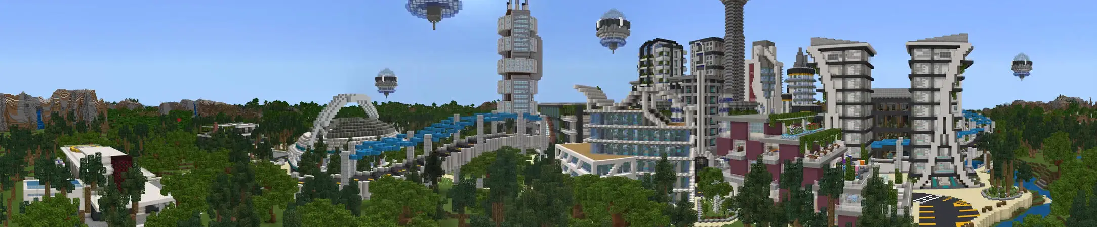 Футуристический автосалон panorama