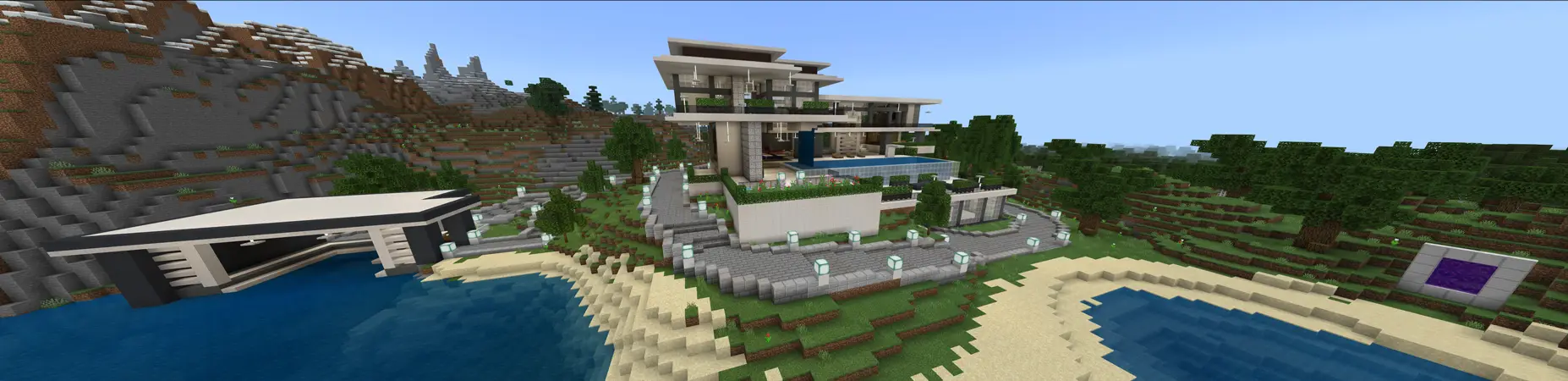 Портал к особняку миллионера panorama