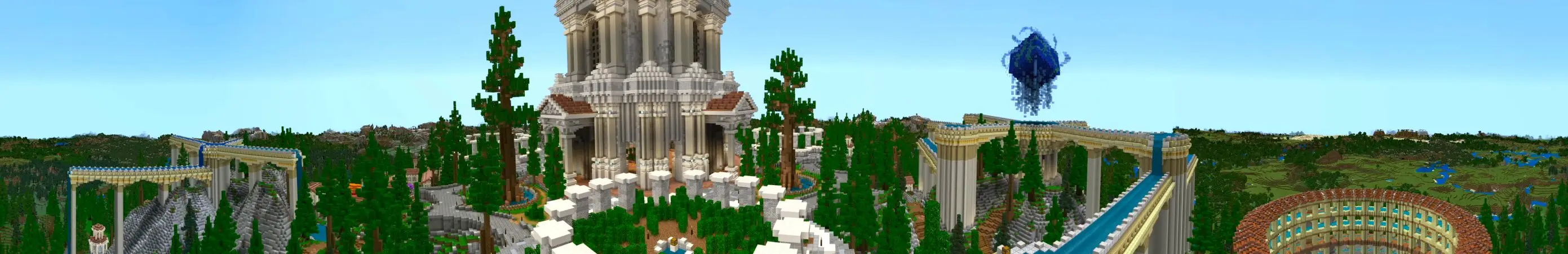 Римский храм panorama