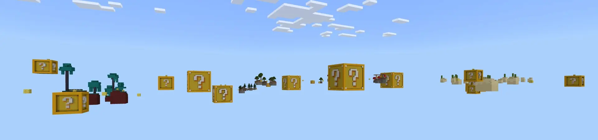 Мир удачи Skyblock panorama