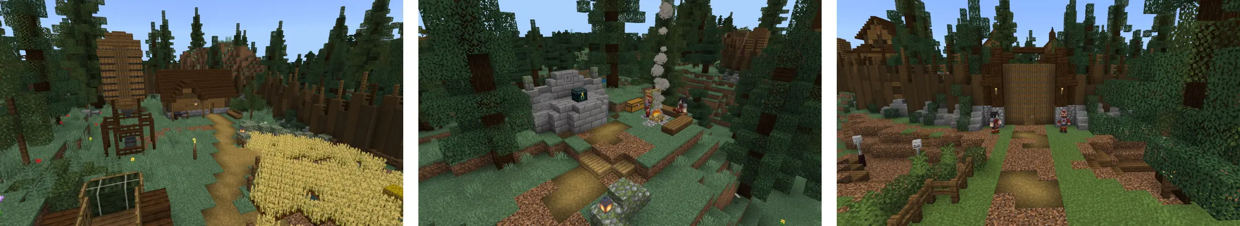 Деревня викингов panorama