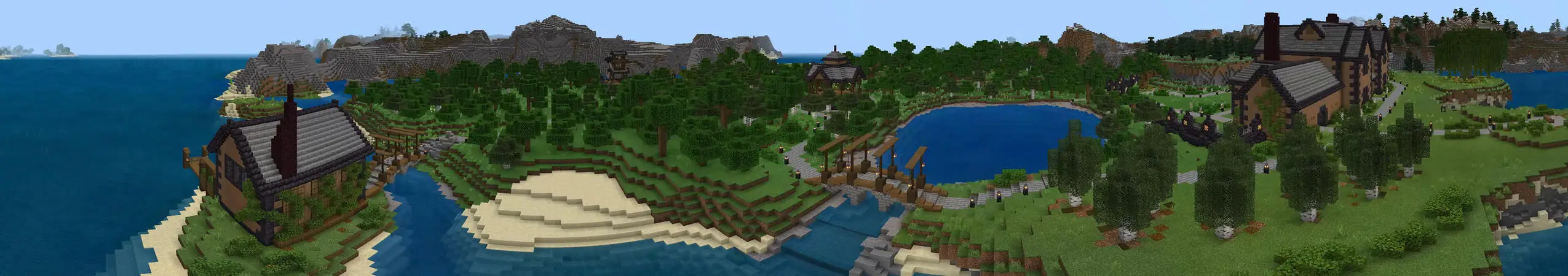 Лесная усадьба panorama