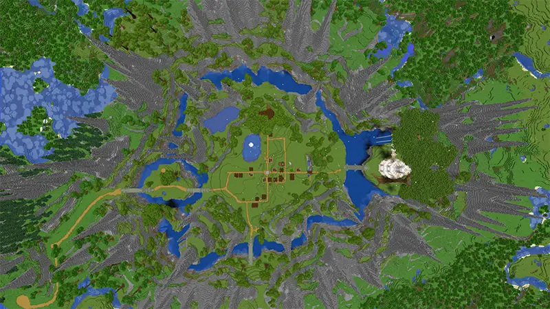 Скриншот Средневековая деревня в стиле фэнтези №1