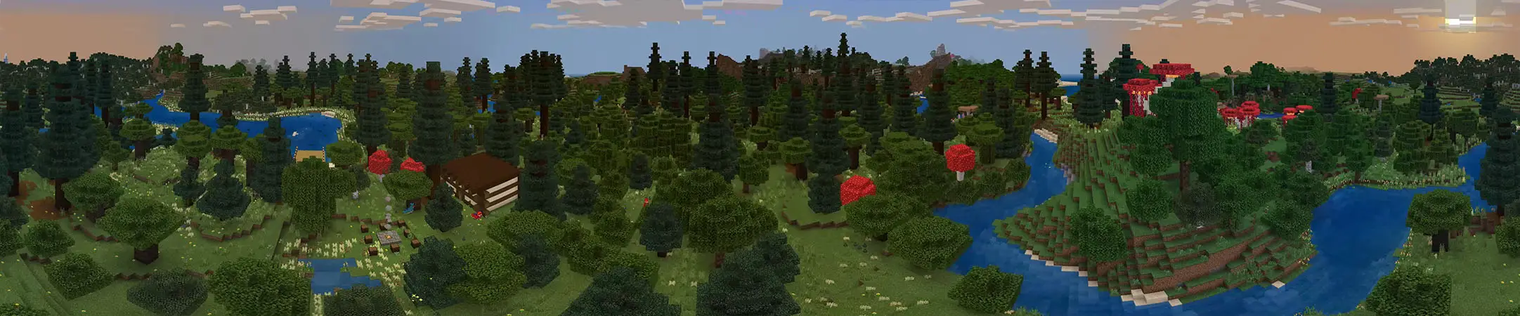 Выживание с зачарованными самоцветами panorama