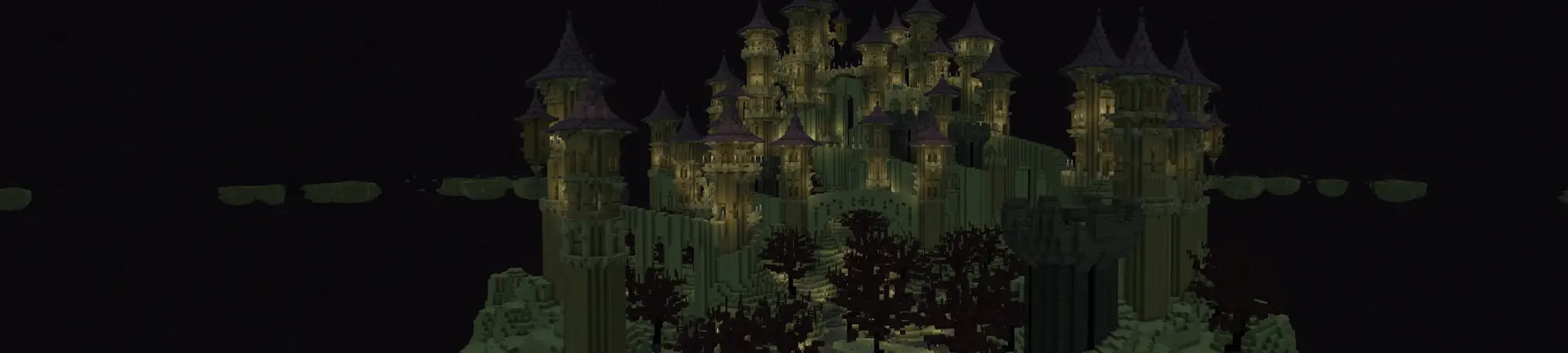 Край. Skyblock panorama