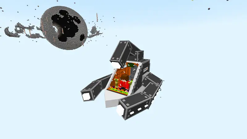 Скриншот Один блок: лунный бункер №4