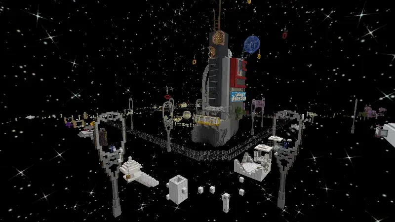 Скриншот Космический паркур №2