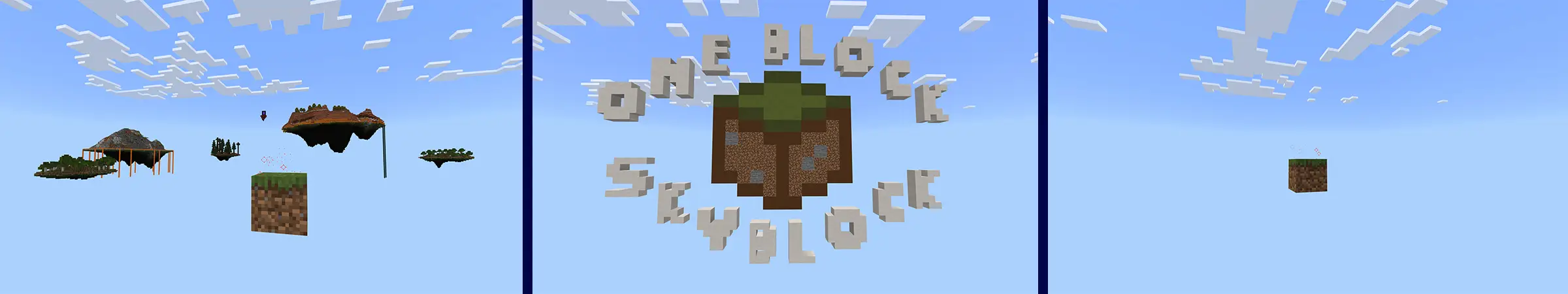 SKYBLOCK С ОДНИМ БЛОКОМ panorama