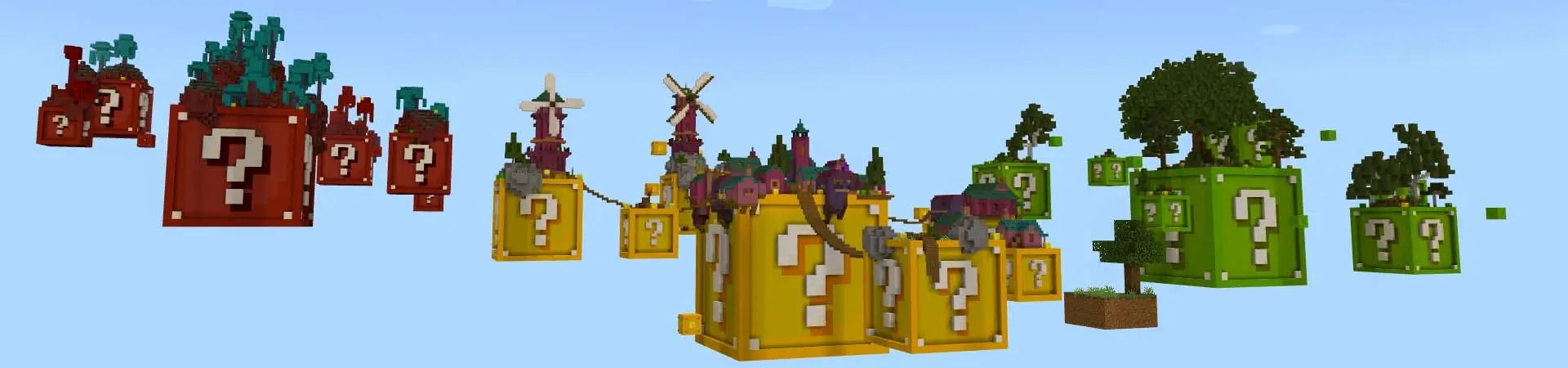 Острова блоков удачи panorama