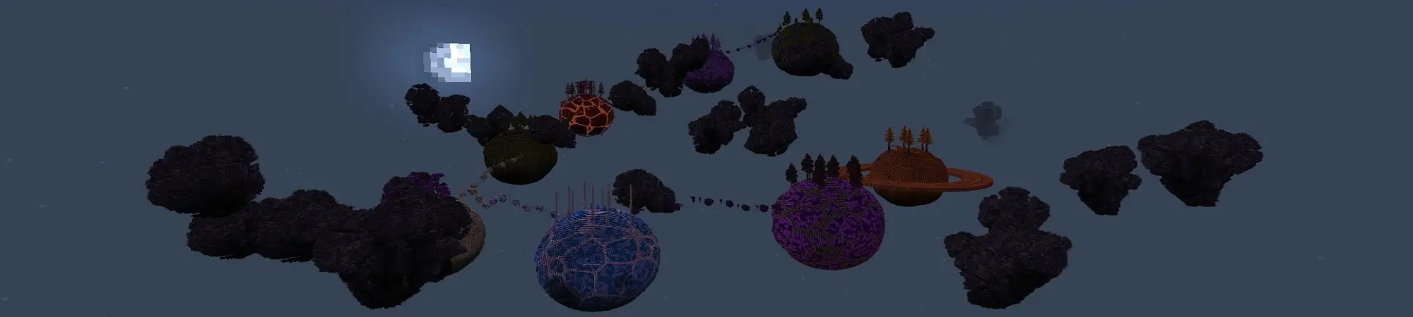 Паркур по планетам panorama