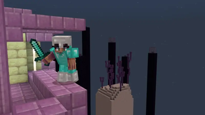 Скриншот Биомы фрагмента Skyblock №4