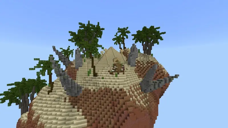 Скриншот Skyblock: зима №4