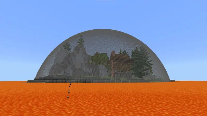 Скриншот Выживание в лавовом куполе №2