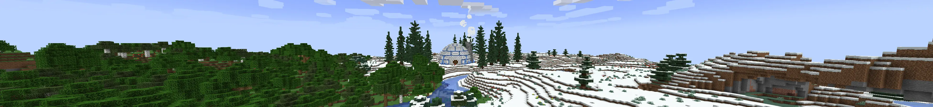 Секретный снежный бункер panorama