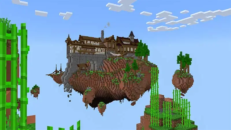 Скриншот Skyblock: испытание элитрами №1