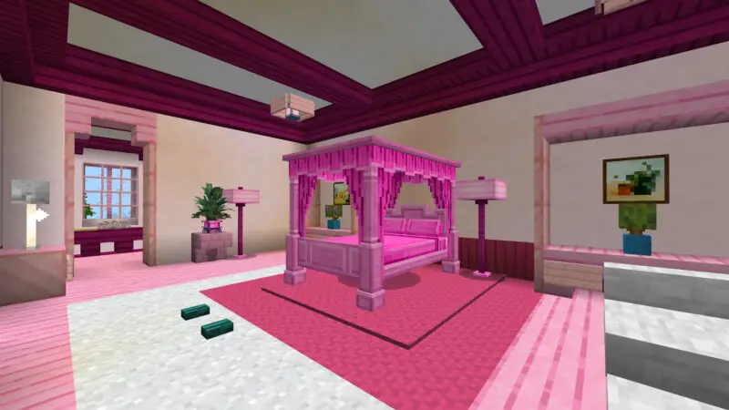 Скриншот Симпатичный розовый современный особняк №4