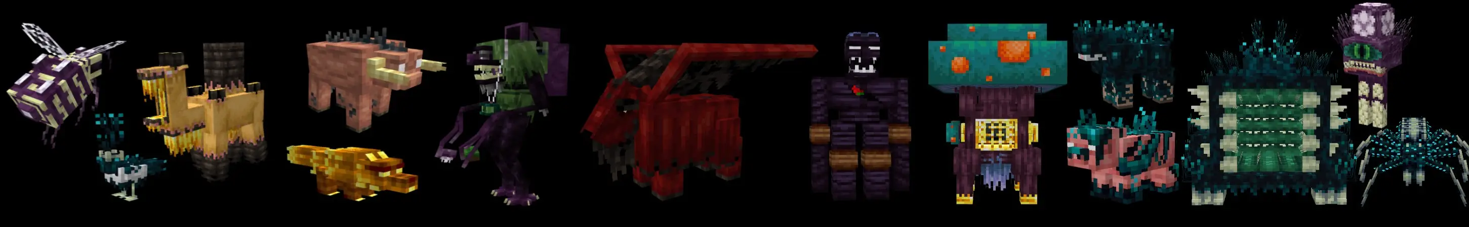 Мод Mirror Mobs panorama
