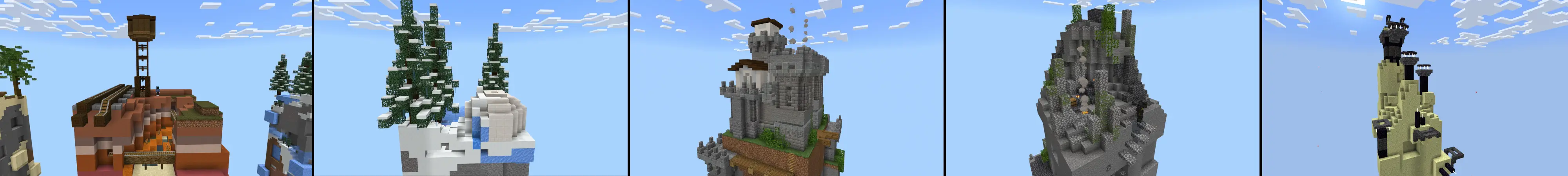 Один чанк биомов panorama