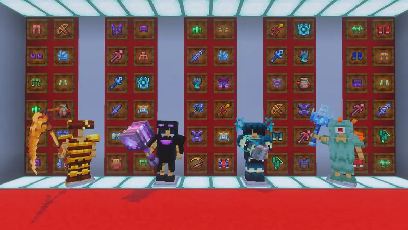 Скриншот ОРУЖИЕ + БРОНЯ Add-On №1