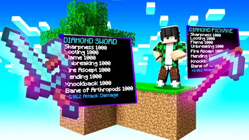 Экстремальные инструменты Skyblock