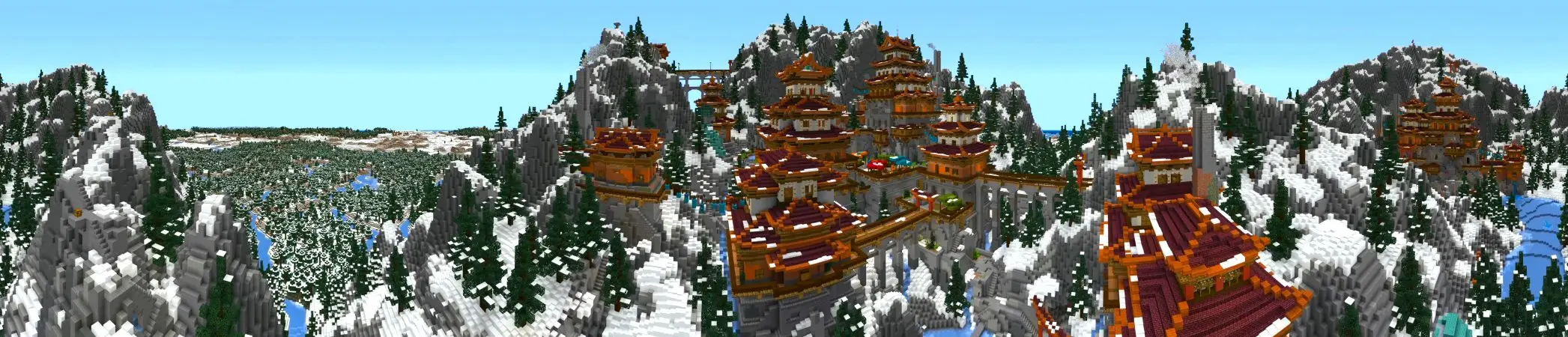 Храм снежных гор panorama