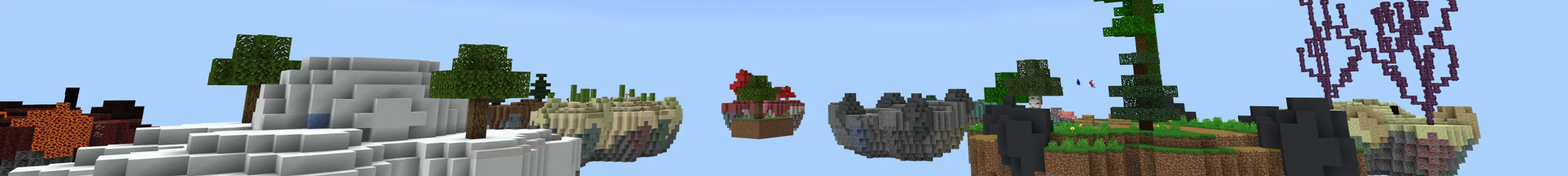 Оригинальная игра Skyblock panorama