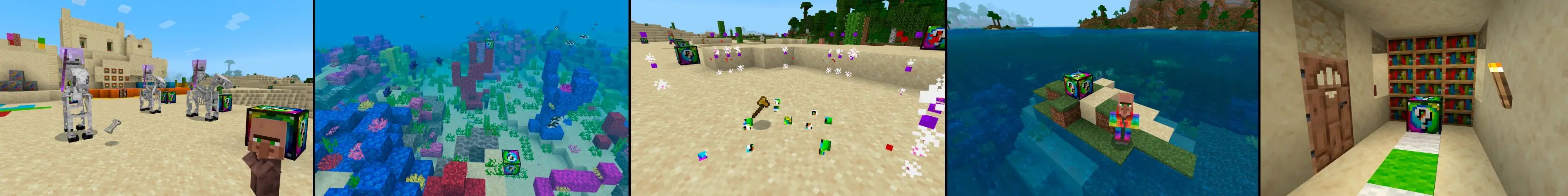 Радужные блоки удачи panorama