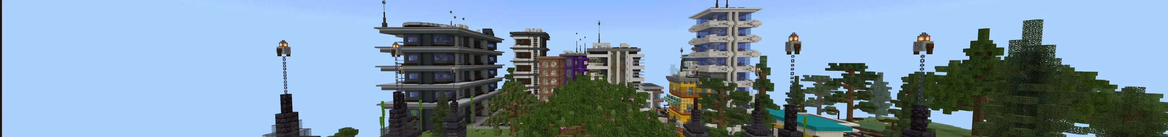 Город с современным стадионом panorama