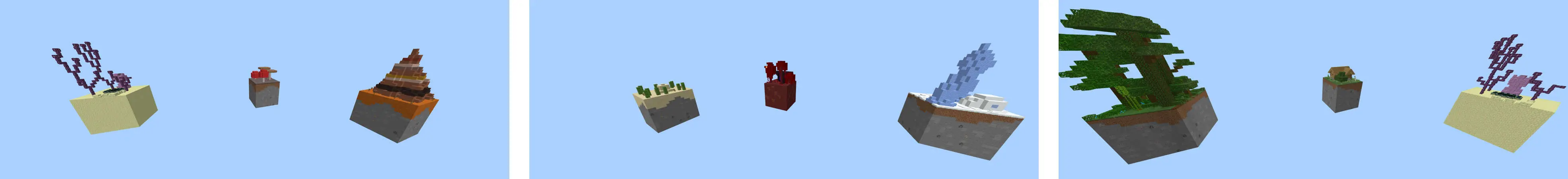 Skyblock: один фрагмент panorama