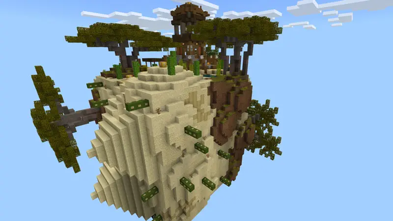 Скриншот Skyblock: блоки удачи и небесные кубы №3