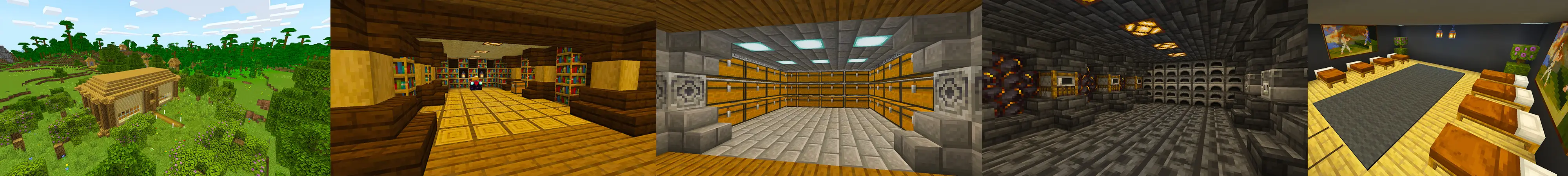 Секретная база-воронка panorama