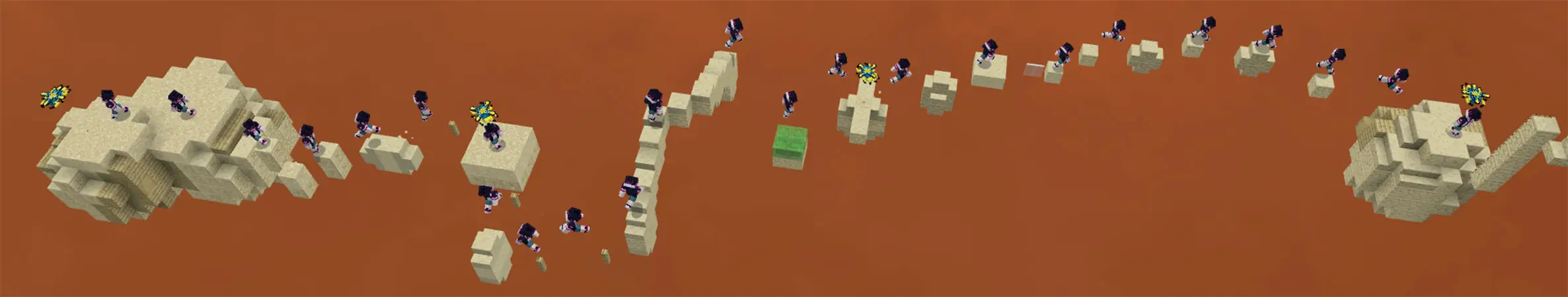 Египетский паркур panorama