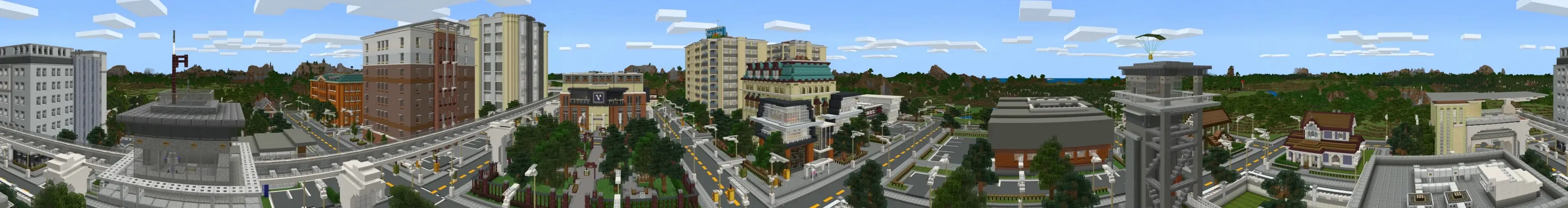 Побег из тюрьмы: город panorama