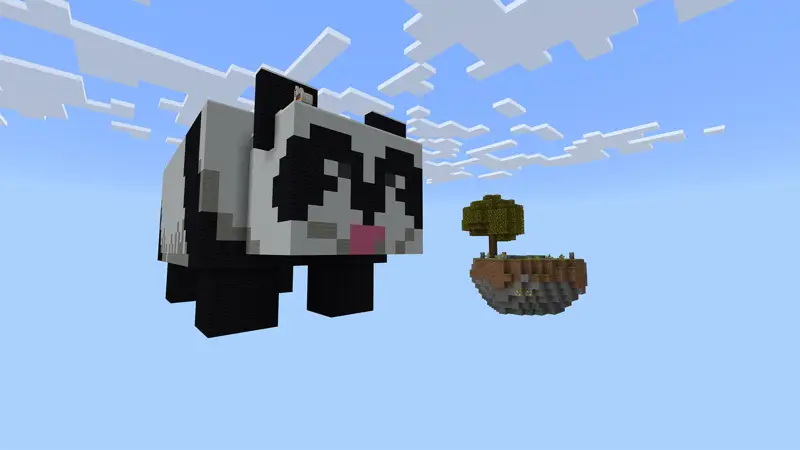 Скриншот Skyblock с мобами №4