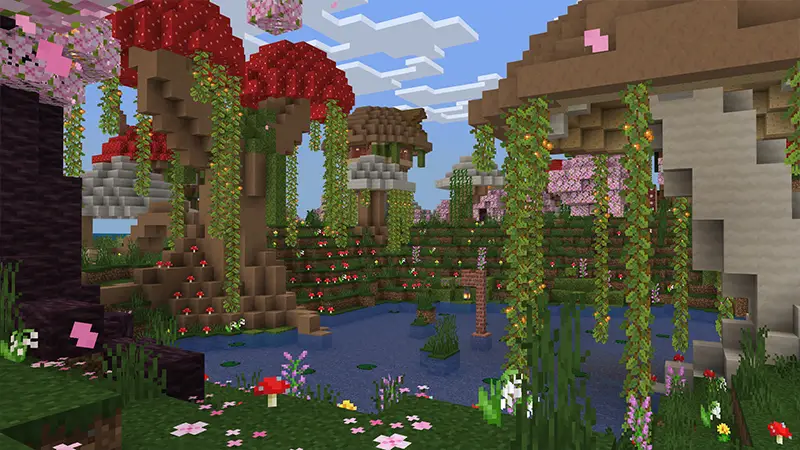 Скриншот Выживание на грибном острове №2