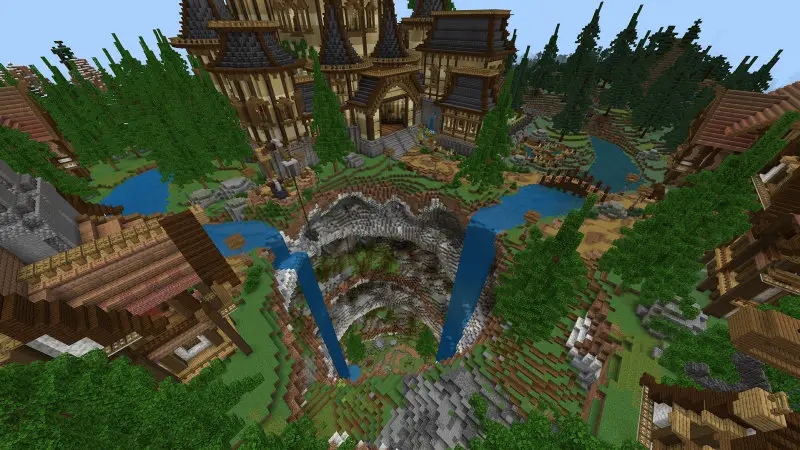 Скриншот Средневековый город у пещеры №1