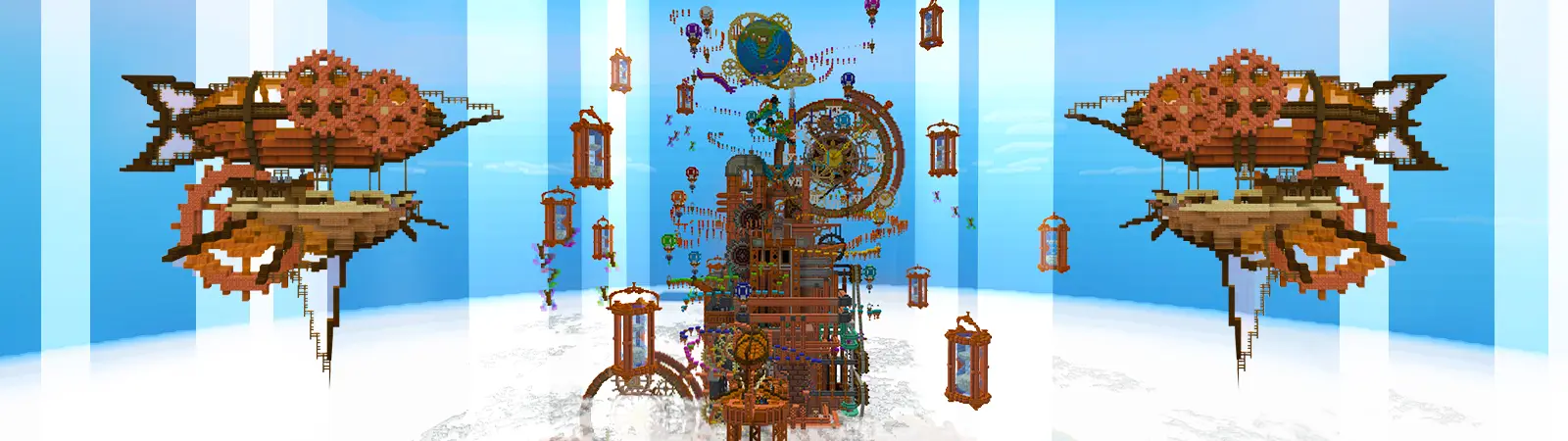 Паркур в стиле стимпанк panorama