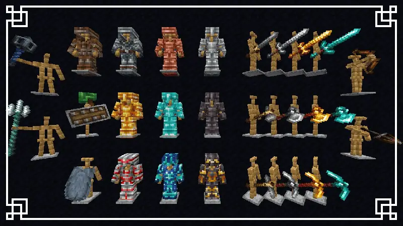 Новый вид брони и инструментов